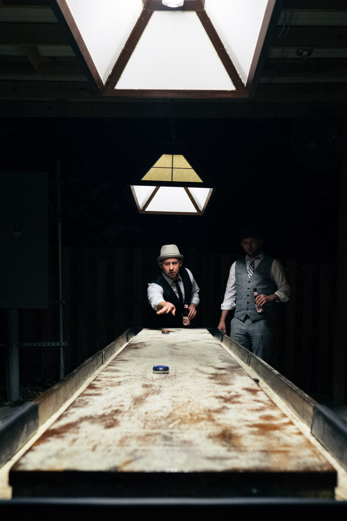 Shuffleboard at C-Boys
