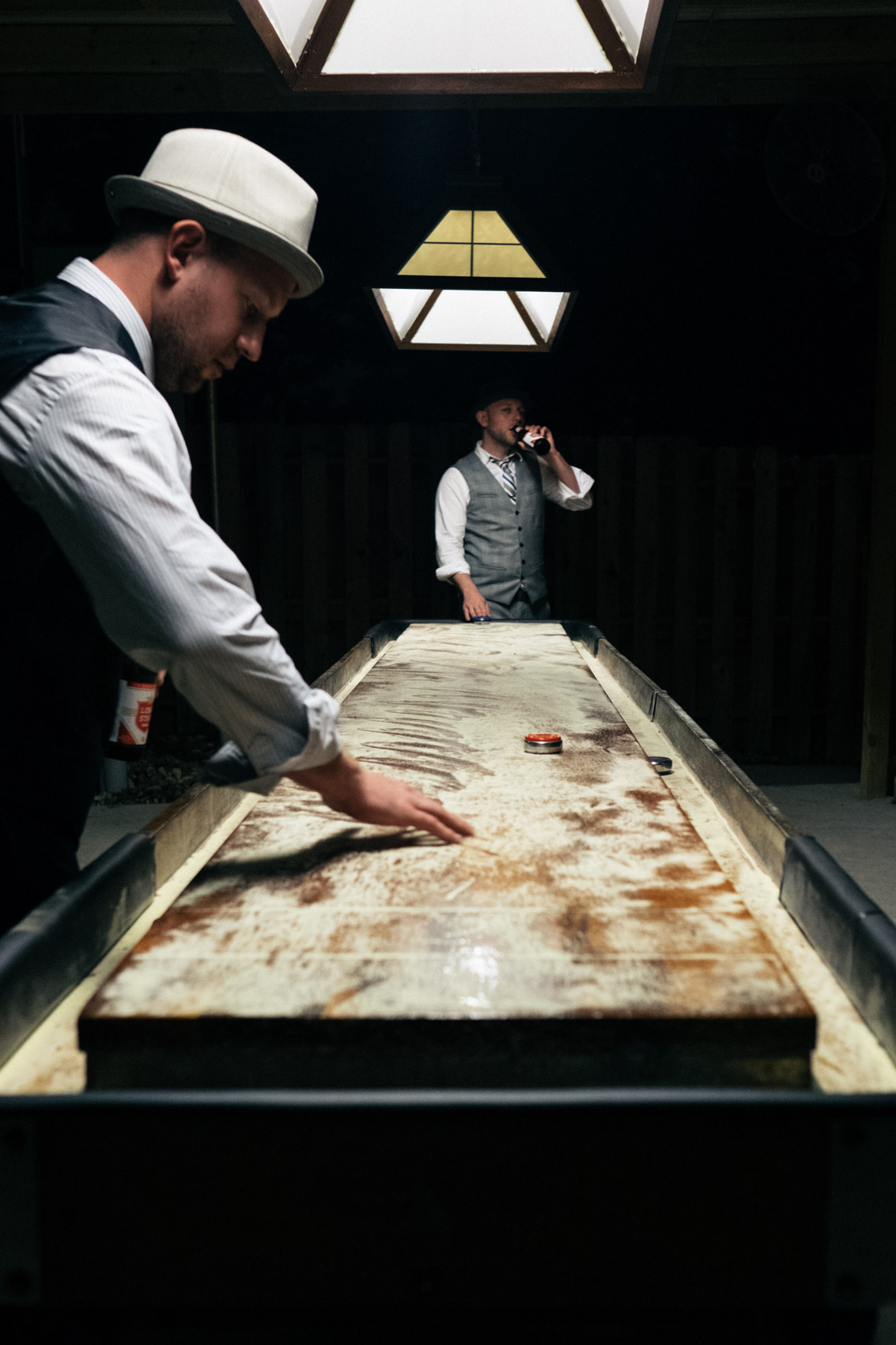 Shuffleboard at C-Boys